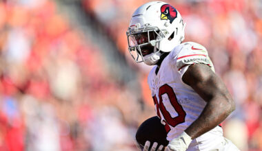 Bam Knight #20 of the Arizona Cardinals...