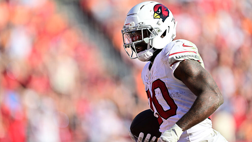 Bam Knight #20 of the Arizona Cardinals...