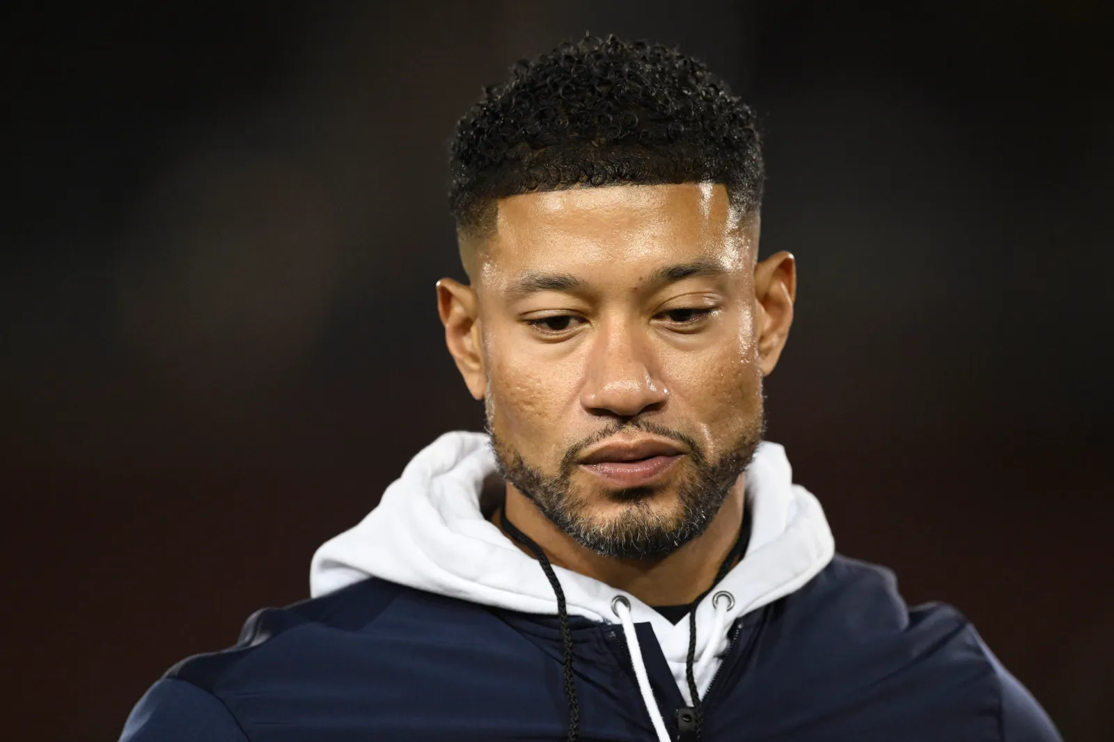 Notre Dame coach Marcus Freeman at Stanford game