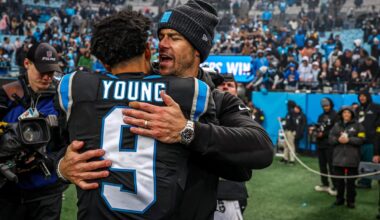 Panthers alone in first in NFC South, eyeing playoffs after Bucs’ loss to Falcons