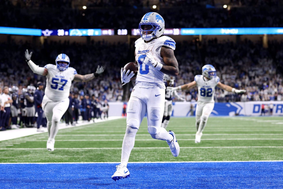 Cowboys-Lions takeaways: Jahmyr Gibbs scores 3 TDs as Barry Sanders watches Detroit win
