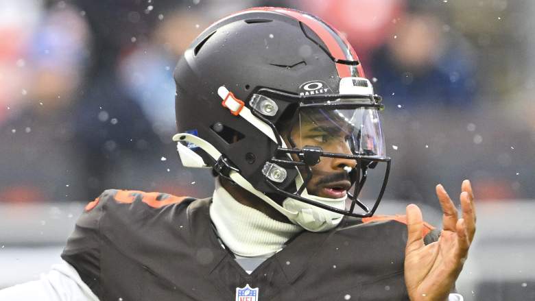 Cleveland Browns quarterback Shedeur Sanders took over for Dillon Gabriel as the starter.