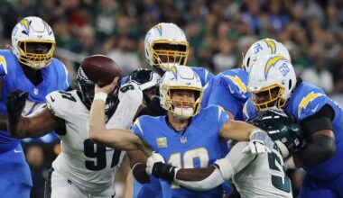 Chargers wise to sit bruised, battered Justin Herbert against Broncos