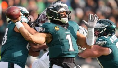 How Jalen Hurts responded when ‘everybody’s watching’ in the Eagles’ blowout win