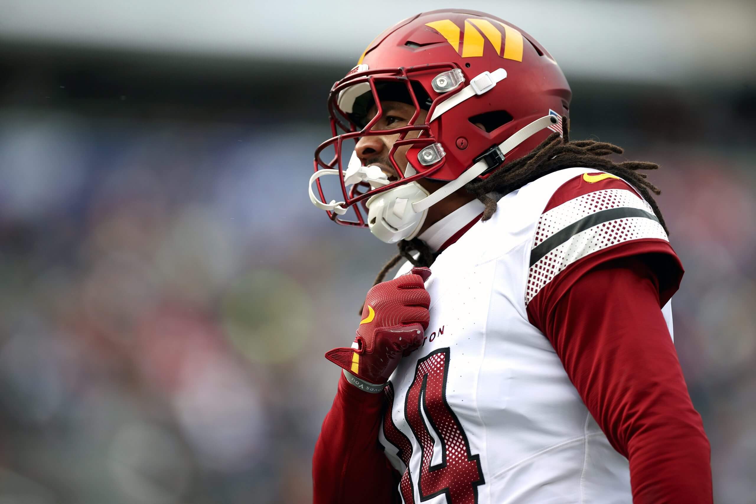 Cornerback Antonio Hamilton Sr. during Washington's win over the Giants.