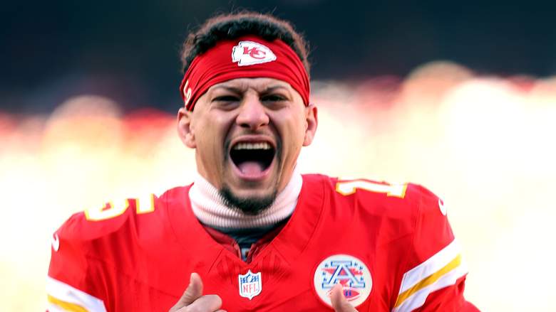 Kansas City Chiefs quarterback Patrick Mahomes during an NFL game.