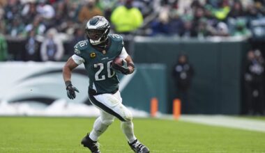 Eagles notes: Saquon Barkley on verge of back-to-back NFC East titles, 1,000-yard seasons