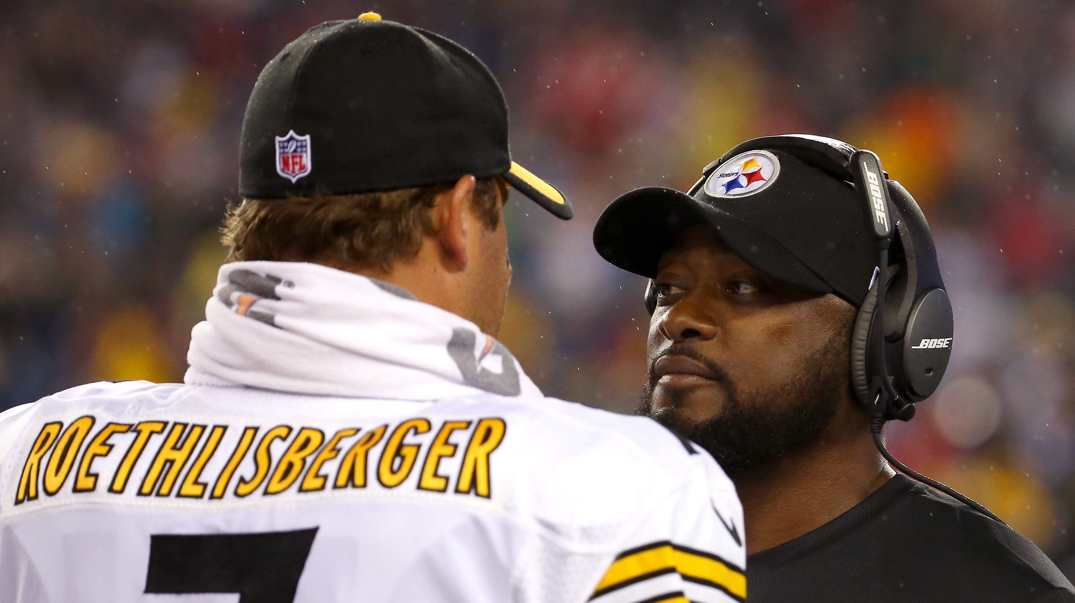 Mike Tomlin Ben Roethlisberger Pittsburgh Steelers