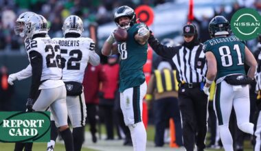 Eagles grades by position after dominating shutout over Raiders – NBC Sports Philadelphia