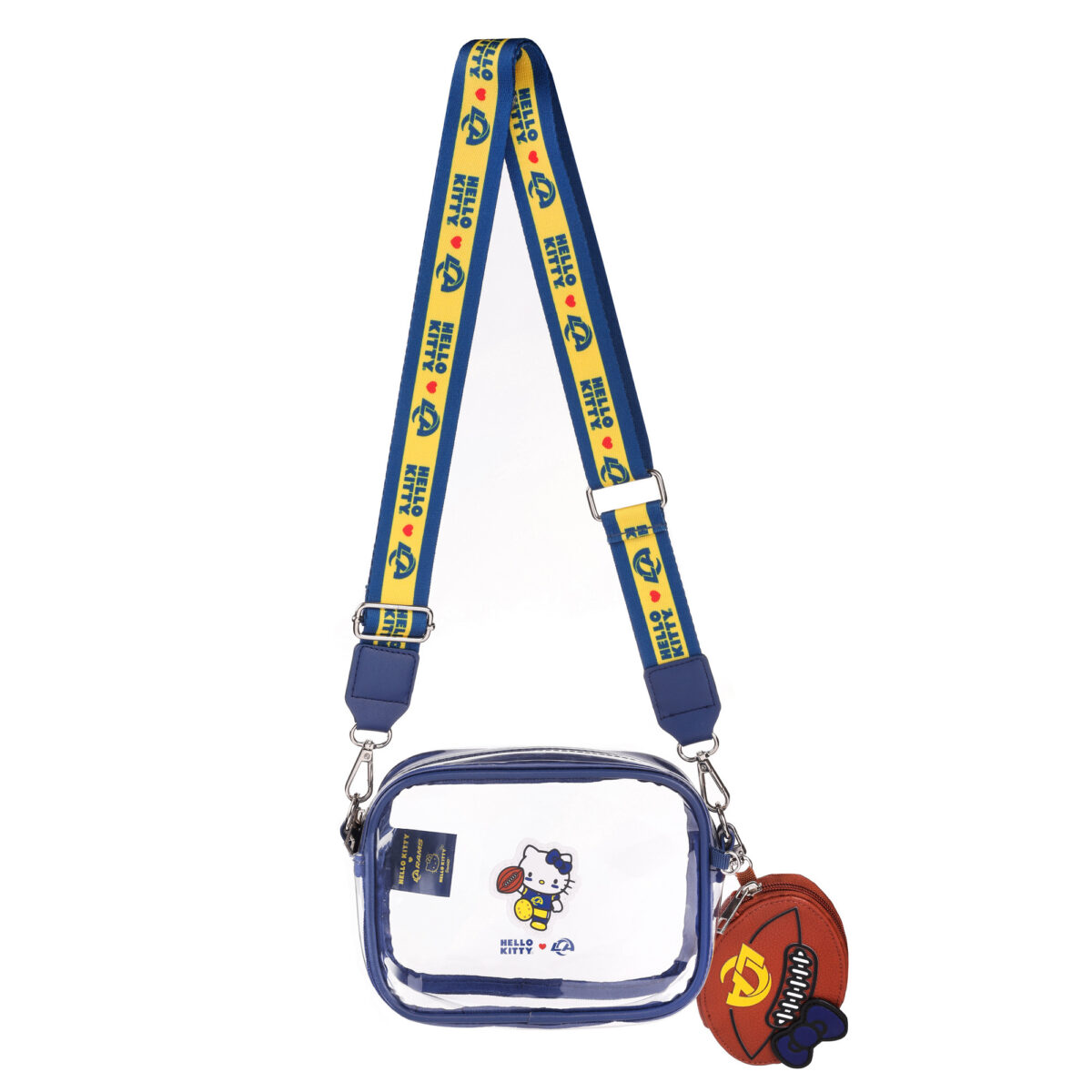 Sneak peak of Hello Kitty x LA Rams collab from afar