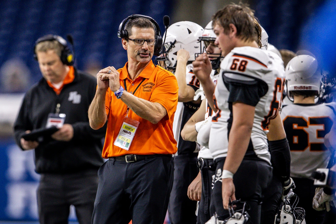 Detroit Lions honor Harbor Beach’s Troy Schelke as its 2025 high school Coach of the Year