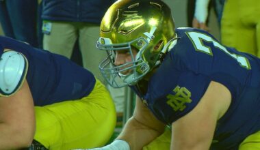 Notre Dame guard Billy Schrauth declares for NFL Draft