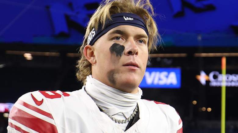 Giants QB Jaxson Dart addressed taking hits and concussions after Week 13 vs Patriots.