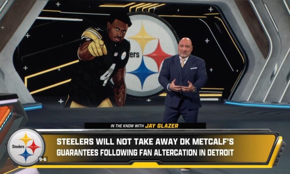 Glazer: Steelers 'Decided Not To' Void DK Metcalf's Guarantees