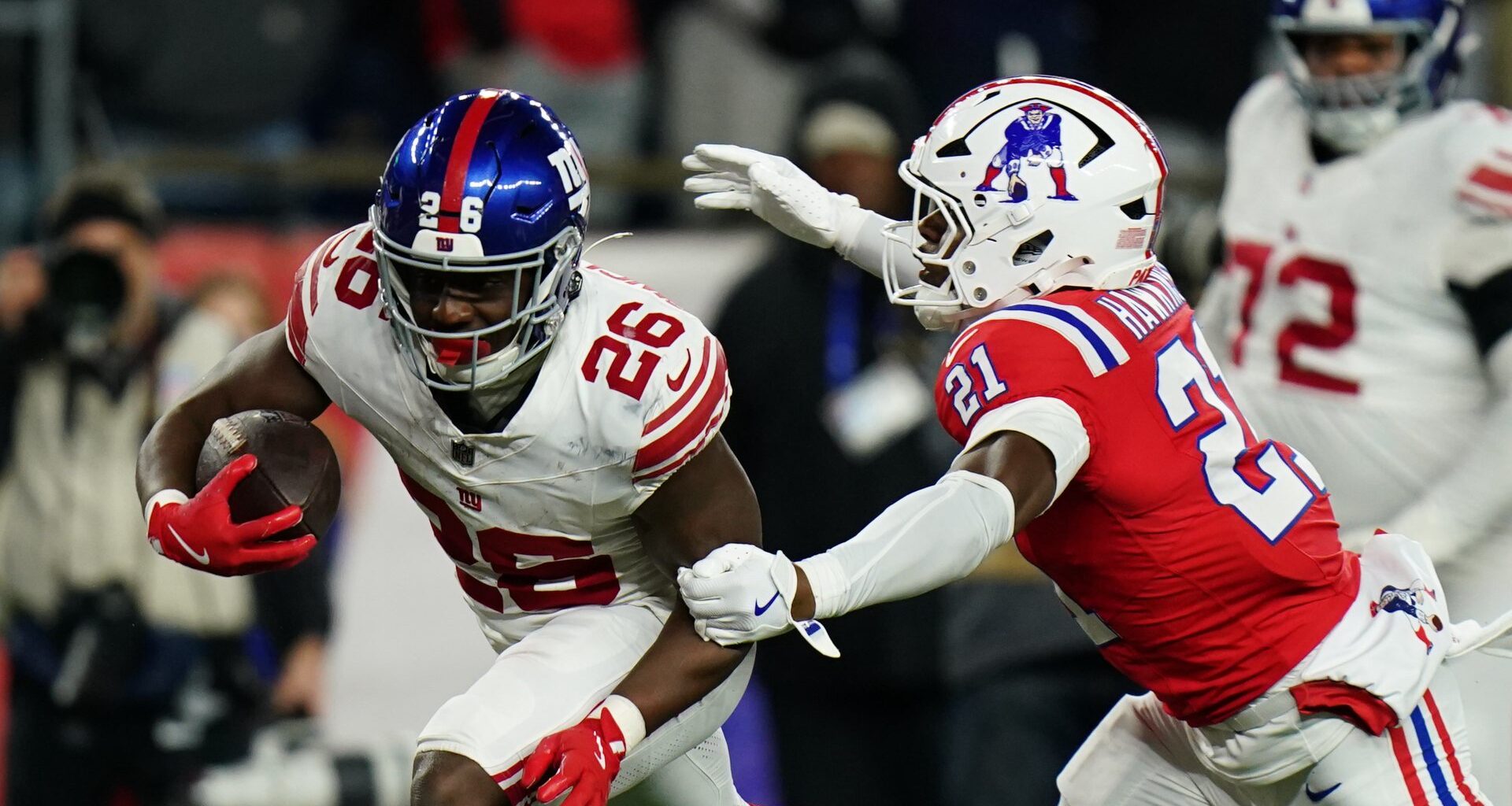 Patriots Defender Fined Following Physical Game Against Giants