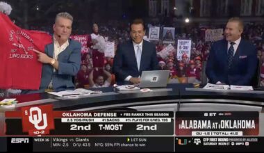 Kirk Herbstreit reacts to shirt mocking his short shorts comments