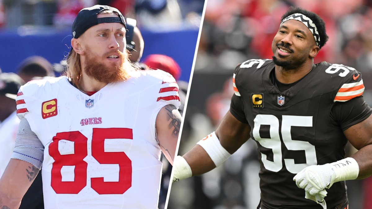 George Kittle’s hilarious request to Myles Garrett in 49ers’ win – NBC Sports Bay Area & California