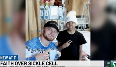 Saginaw boy honored by Detroit Lions while fighting sickle cell anemia