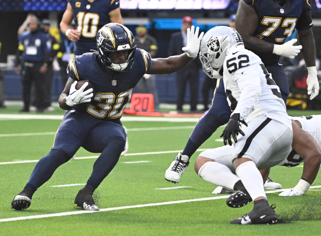 Chargers RB Kimani Vidal continues to make most of opportunity – Orange County Register