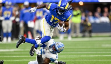 Rams WR Davante Adams doubtful, LT Alaric Jackson questionable for Falcons – Orange County Register