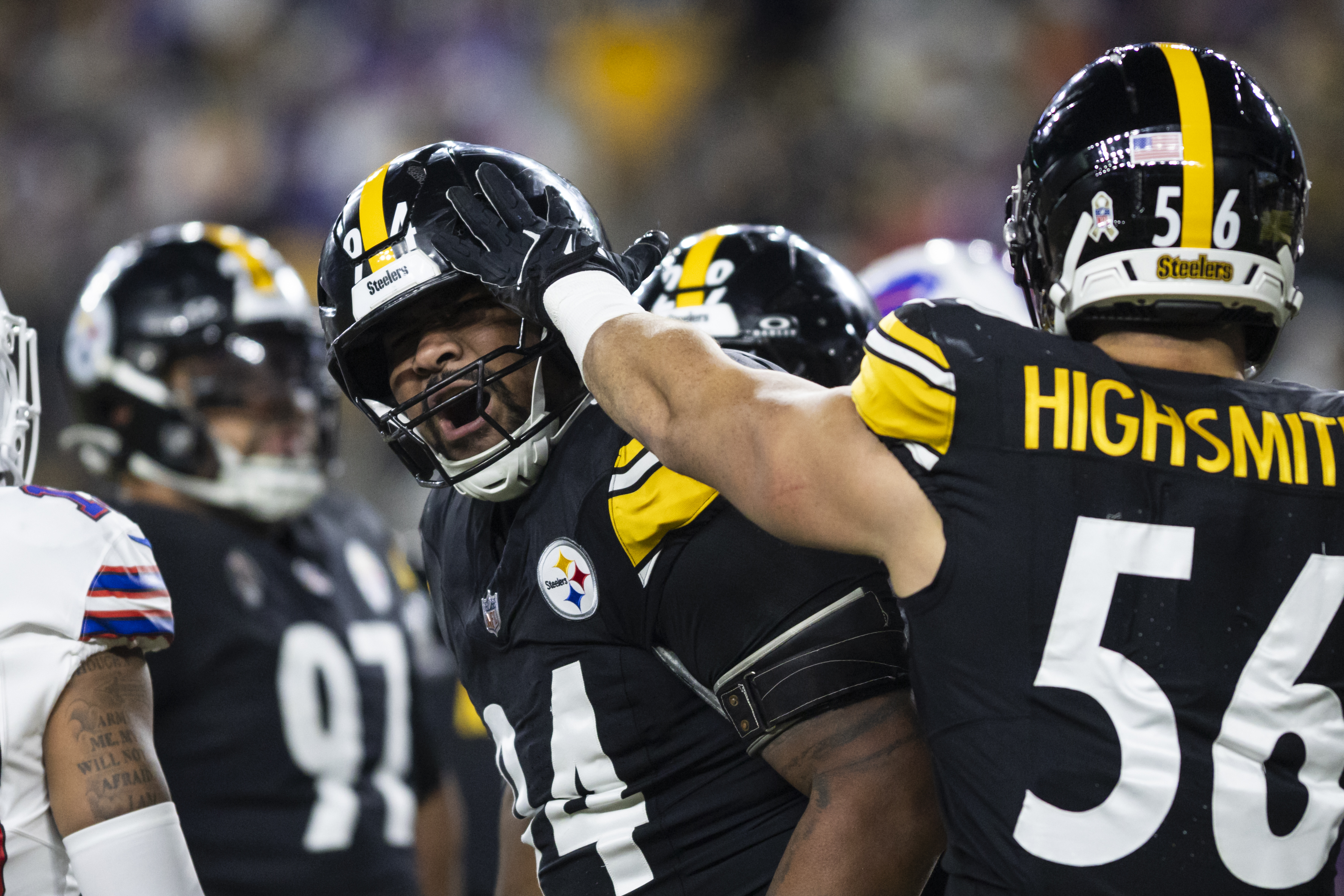 Pittsburgh Steelers defensive end Yahya Black (94) in-game. Pittsburgh Steelers vs. Buffalo BillsKylee Surike | Special to PennLive