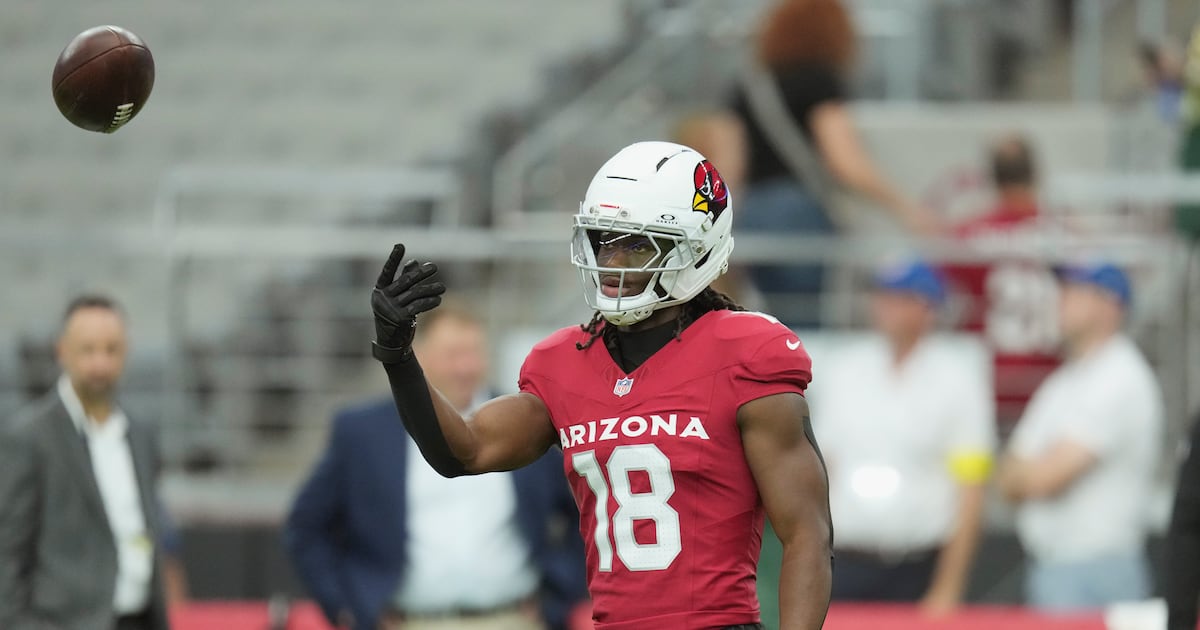 Arizona Cardinals' Marvin Harrison (heel) says he feels 'good enough' to face Atlanta Falcons