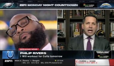 ESPN crew has hilarious reaction to insane Philip Rivers news
