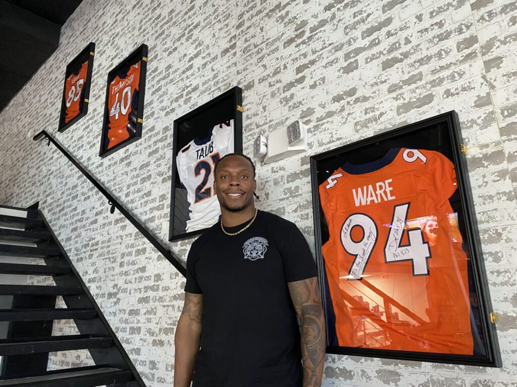 Ex-Broncos LB Brandon Marshall offers 'good hospitality' at his Hattie Marie's restaurant in Las Vegas