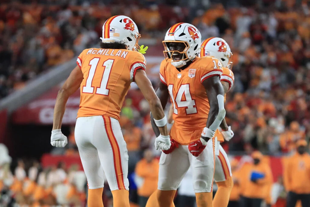Bucs Wrs Jalen Mcmillan And Chris Godwin Jr.