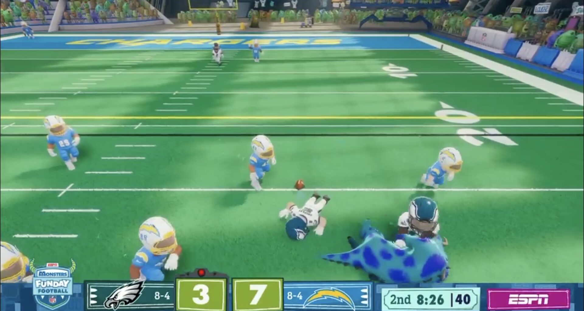 'Monsters Funday Football' tries to keep up with MNF turnovers