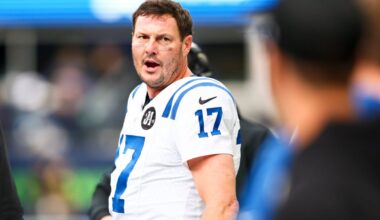 Indianapolis Colts Shouldn't Start Philip Rivers Again