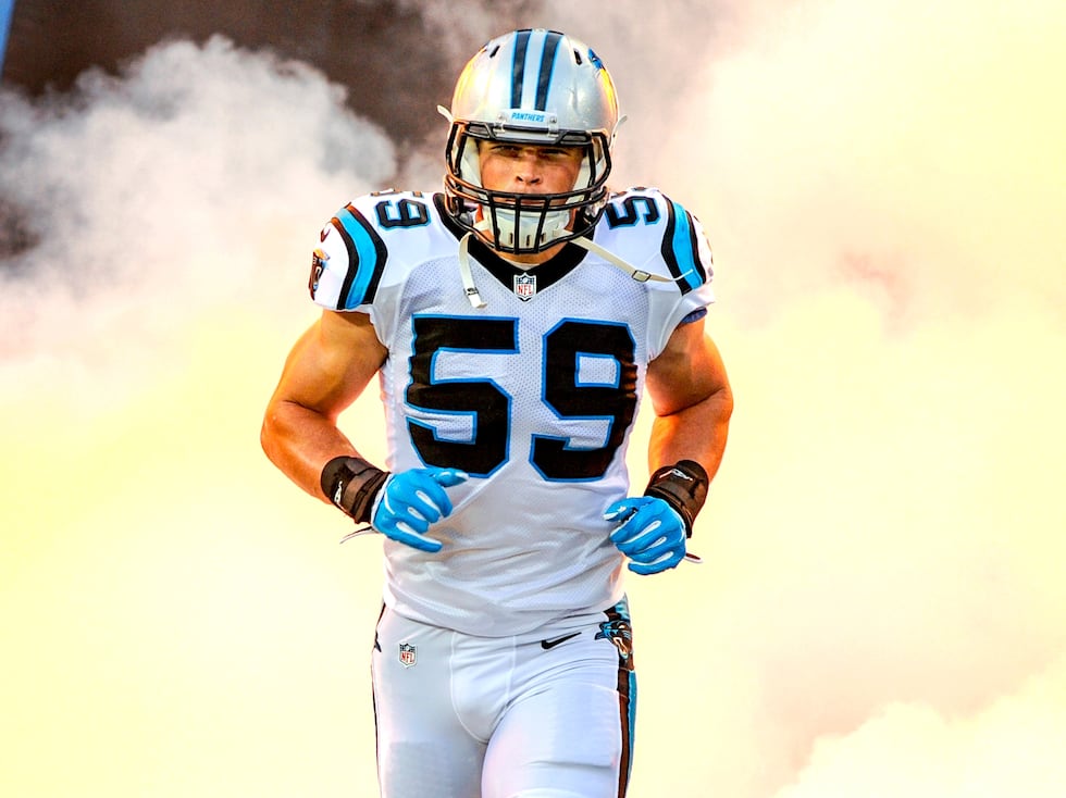 Former Panthers star linebacker Luke Kuechly is again a finalist for the Pro Football Hall of...