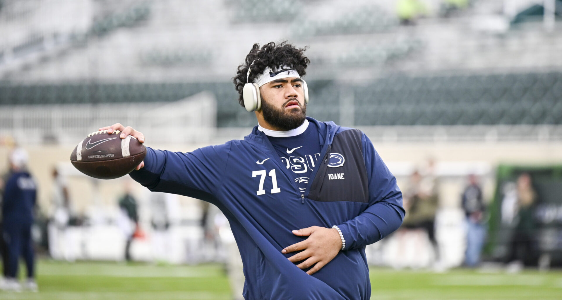 Penn State Football Offensive Lineman Vega Ioane Declares For NFL Draft
