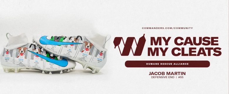 Washington Commanders’ Jake Martin Makes Today’s Pet Vaccine Clinic Free