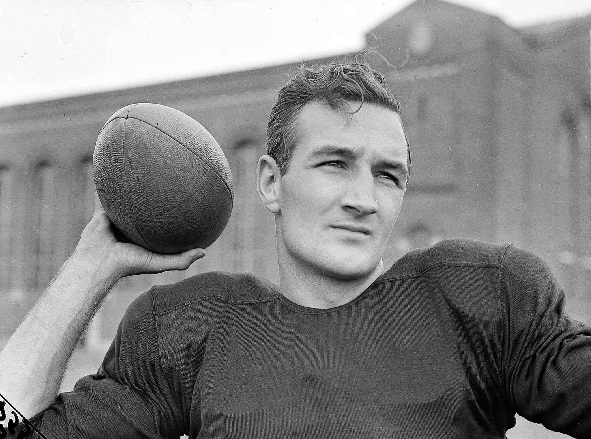 Michigan back Tom Harmon on Nov. 20, 1940, in Ann Arbor, Mich.