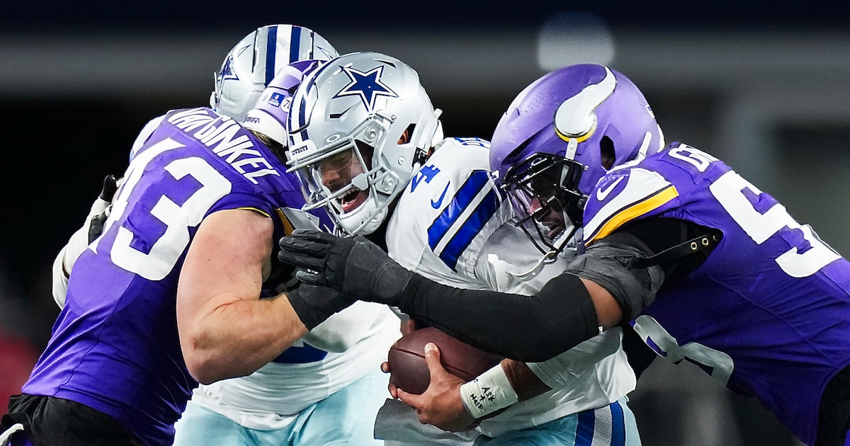 Dak Prescott isn’t one to shy away from blitzes. Against Vikings, Cowboys QB was mystified