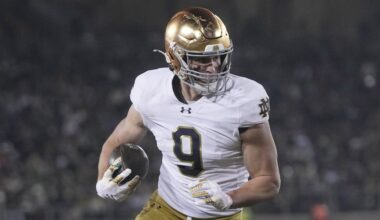 Eli Raridon shares heartfelt goodbye to Notre Dame as he declares for NFL Draft