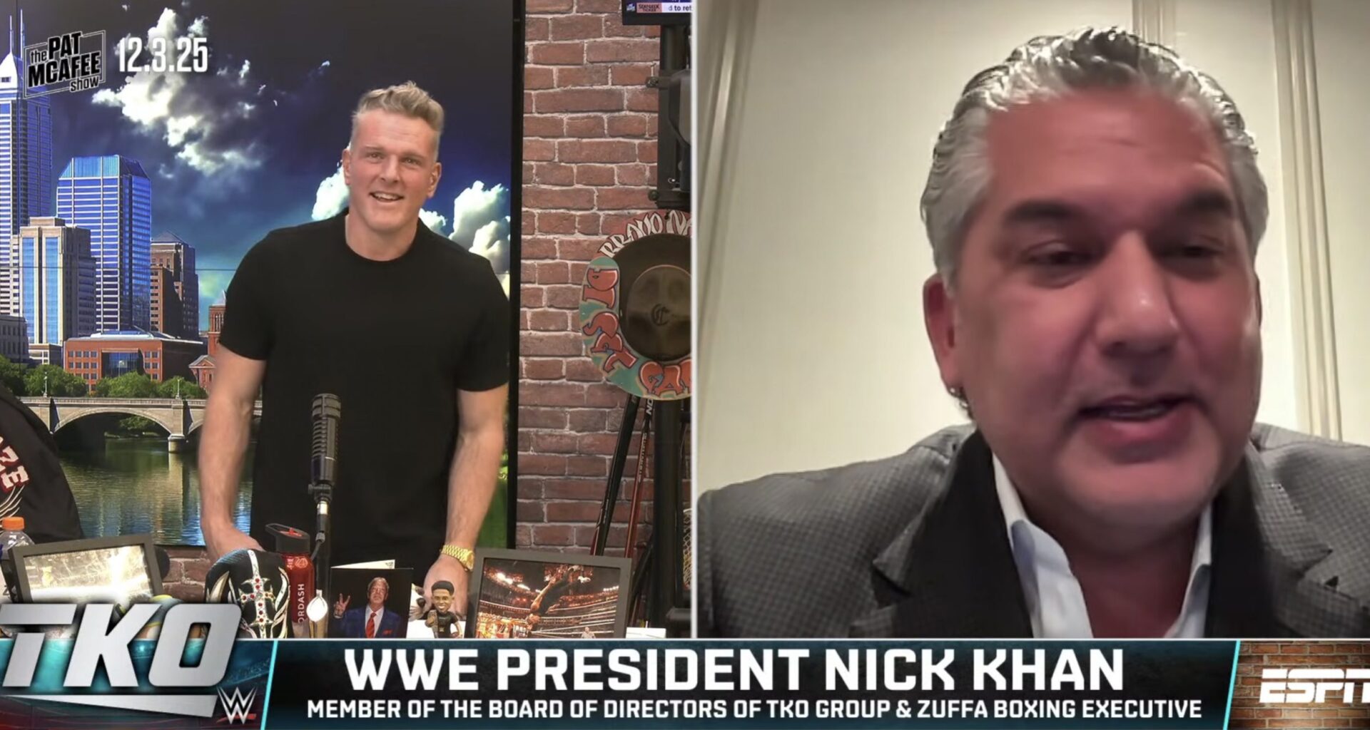 Pat McAfee sent 'you're next' text to mystery ESPN executive