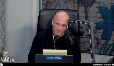 Brandon Tierney tears up during emotional WFAN sign-off