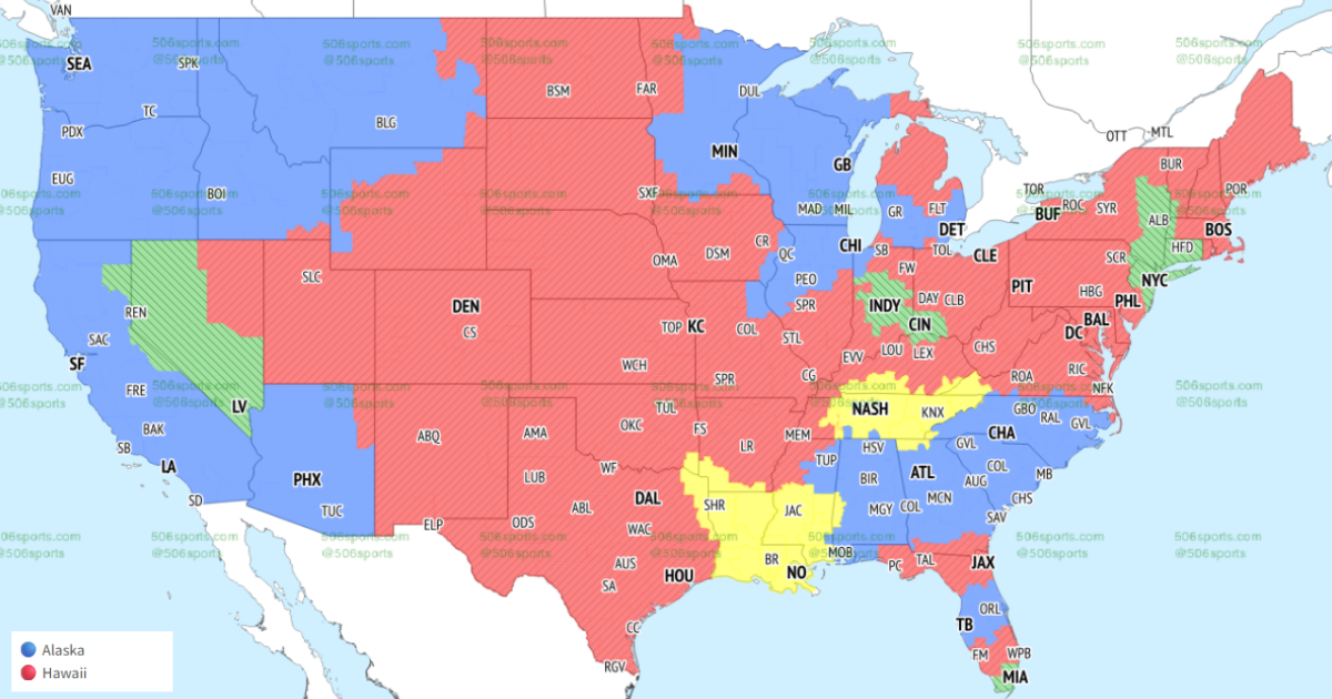 NFL Distribution Map: Will you get to see Steelers vs. Browns in Week 17?