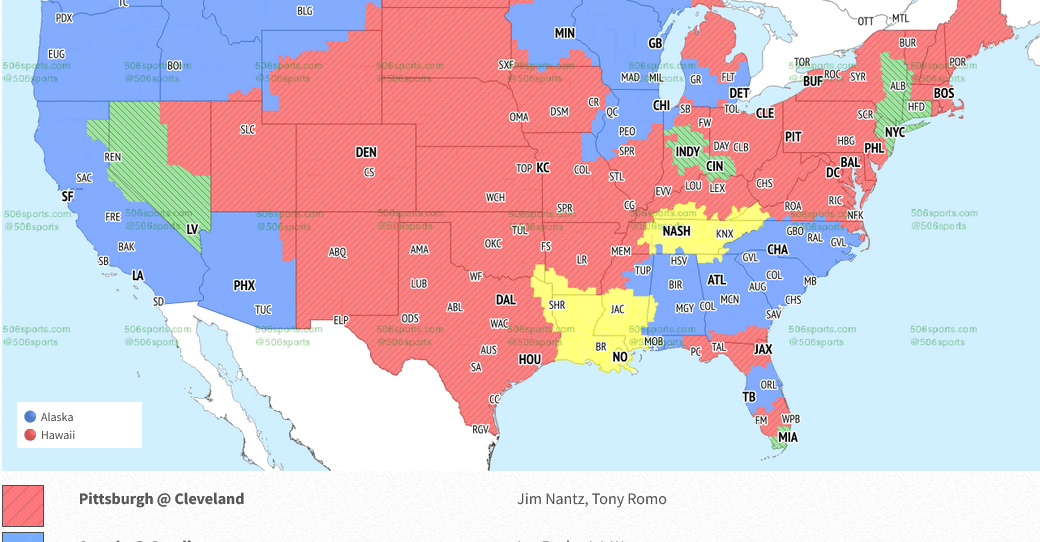 Seahawks vs. Panthers: NFL TV Week 17 coverage map, CBS commentators