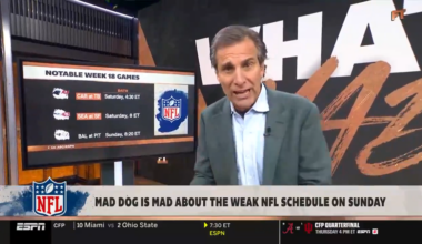 Mad Dog blasts NFL for giving CBS, Fox crappy Week 18 games