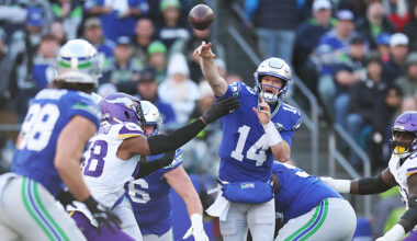 Seattle Seahawks Sam Darnold...