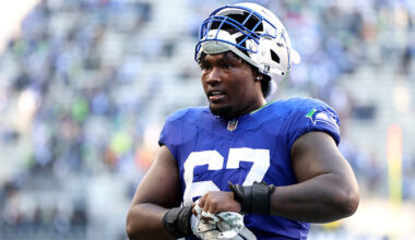 Seattle Seahawks Charles Cross 2023 pregame...