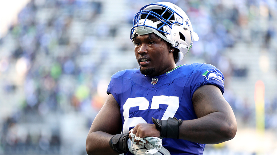 Seattle Seahawks Charles Cross 2023 pregame...