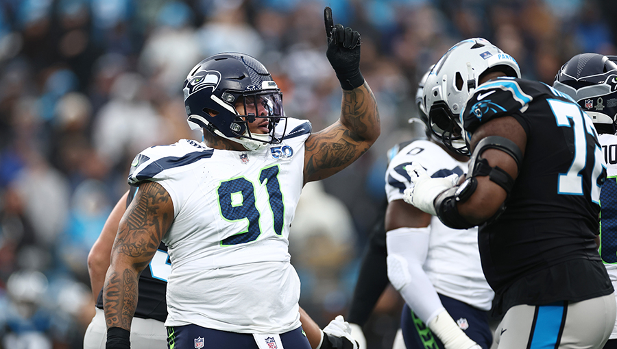 Seattle Seahawks Byron Murphy II...