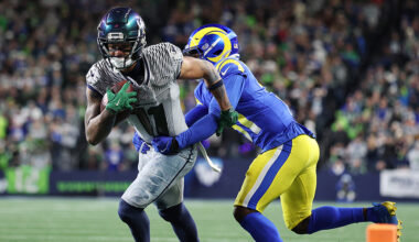 Seattle Seahawks Jaxon Smith-Njigba Los Angeles Rams December 2025...