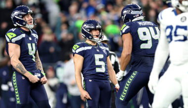 Seattle Seahawks Jason Myers...