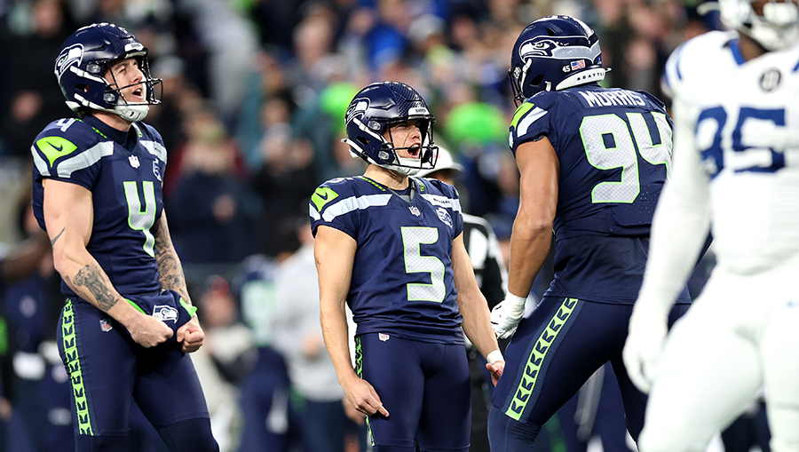 Seattle Seahawks Jason Myers...