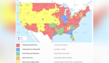 Steelers-Ravens Broadcast To Receive TV Coverage In Most Major Markets